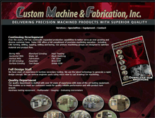 Tablet Screenshot of custommach.com